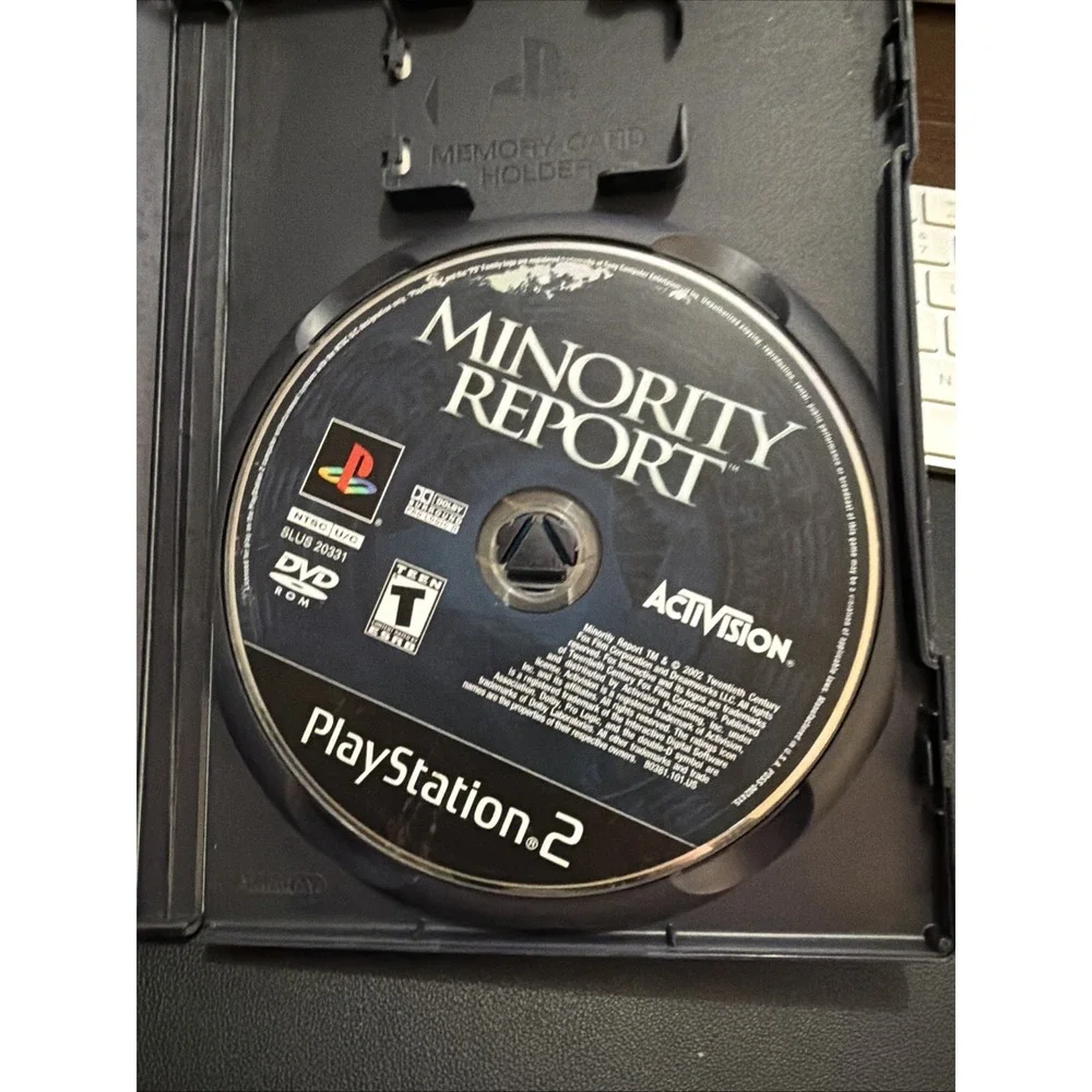 Minority Report (Sony PlayStation 2, 2002) Untested!